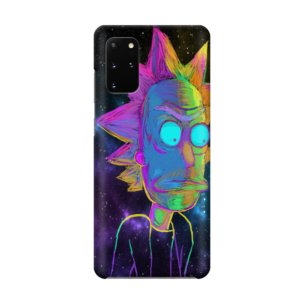 Rick Colorful Crayon Space Galaxy S20 Plus Case