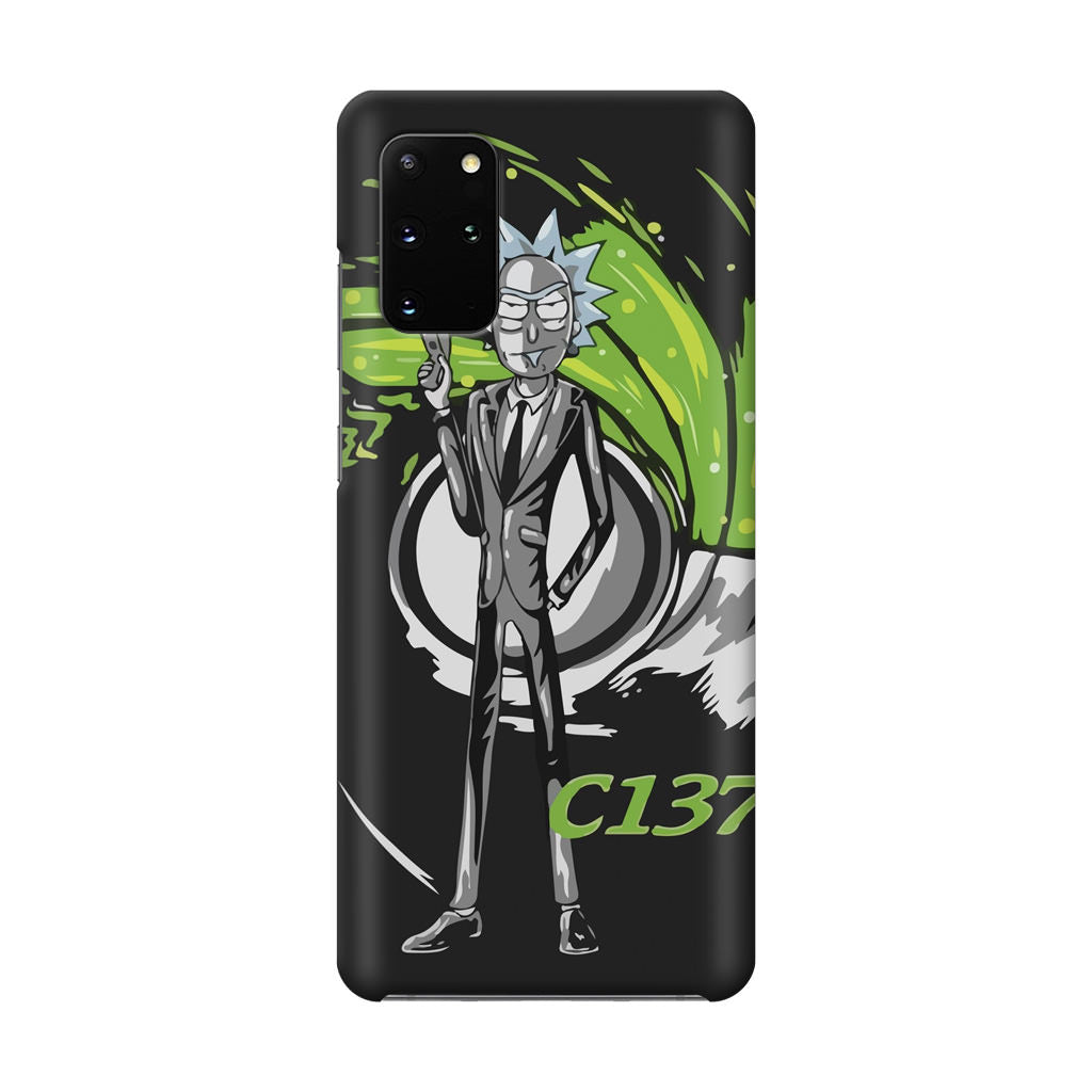 Rick Sanchez Agent C137 Galaxy S20 Plus Case