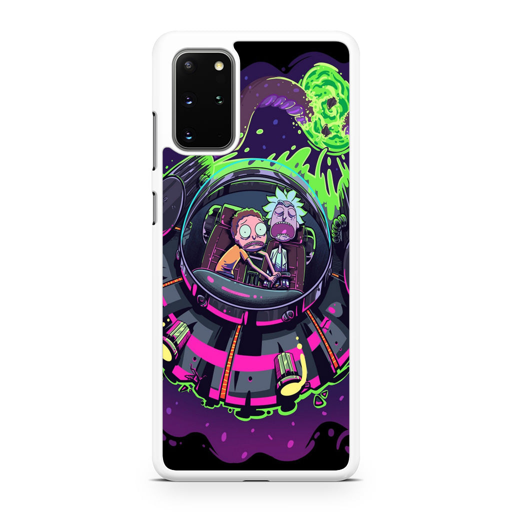 Rick And Morty Spaceship Galaxy S20 Plus Case