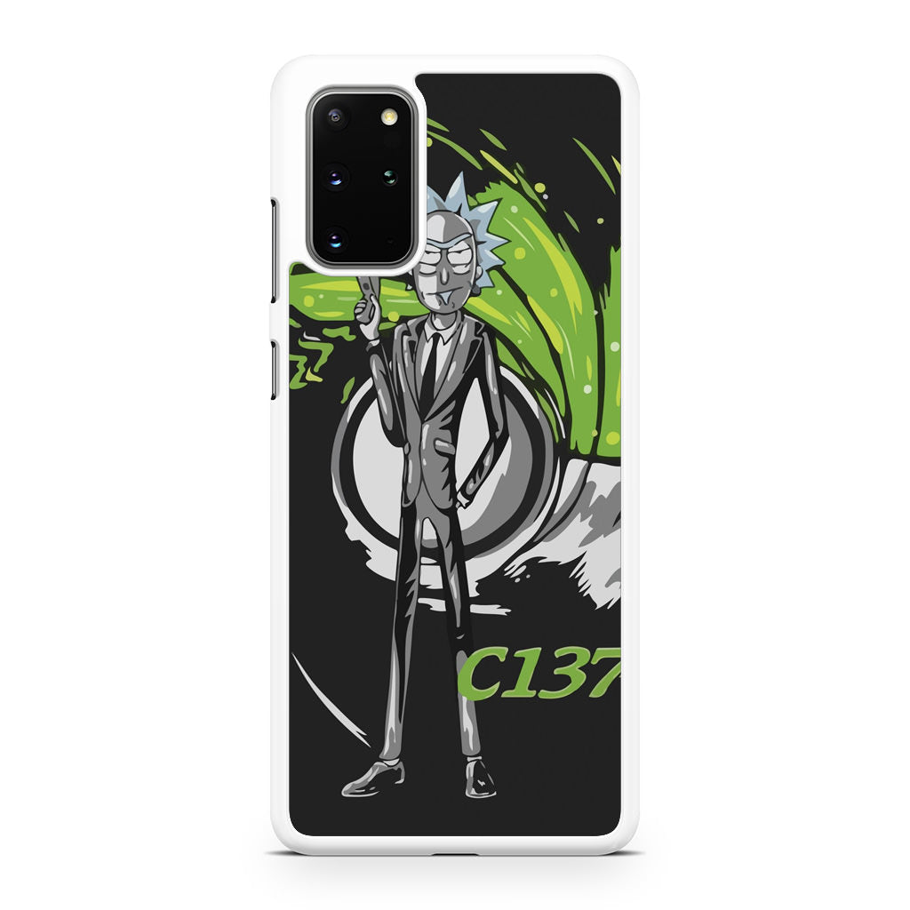 Rick Sanchez Agent C137 Galaxy S20 Plus Case