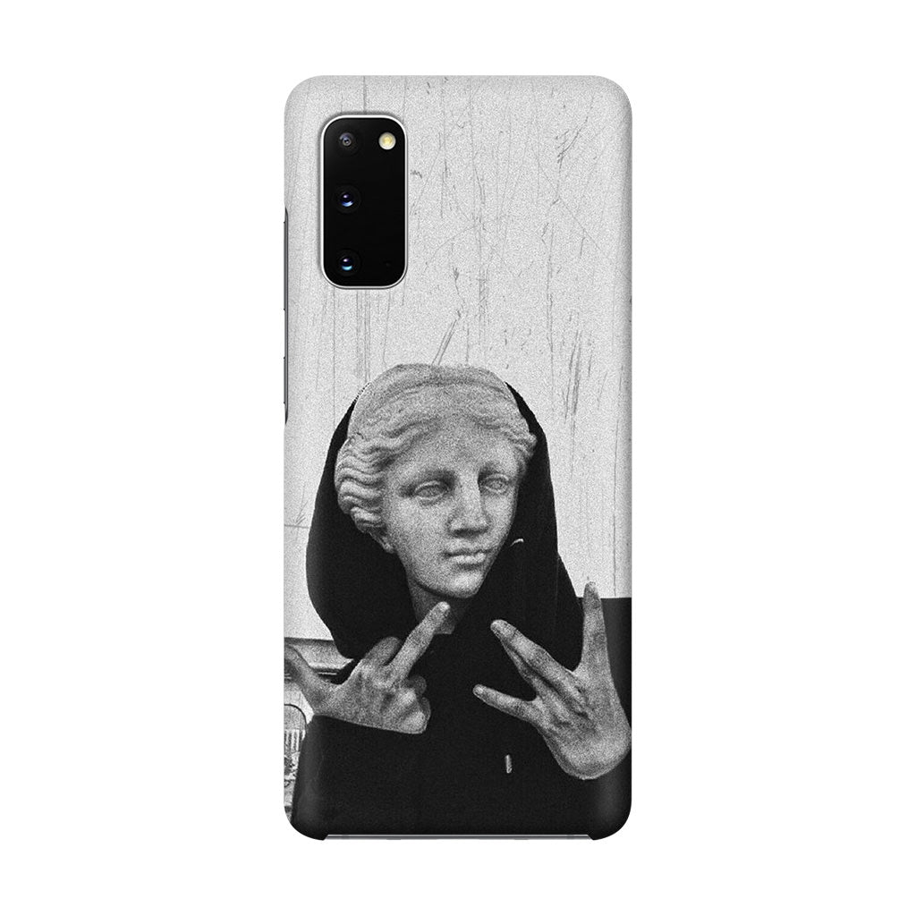 Greek Statue Wearing Hoodie Galaxy S20 Case