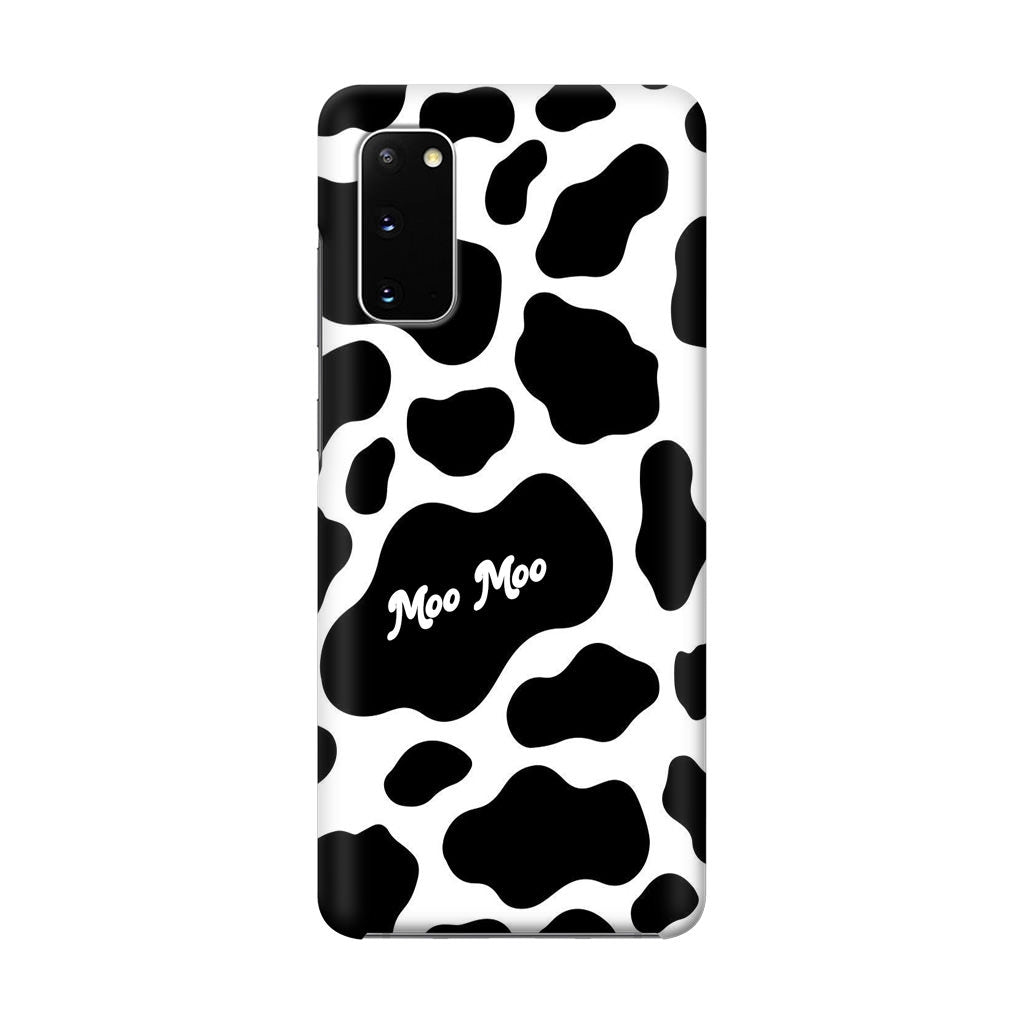 Moo Moo Pattern Galaxy S20 Case