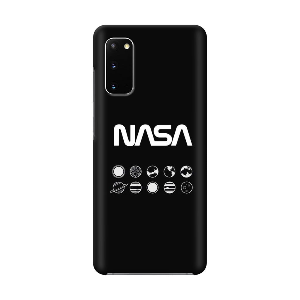 NASA Minimalist Galaxy S20 Case