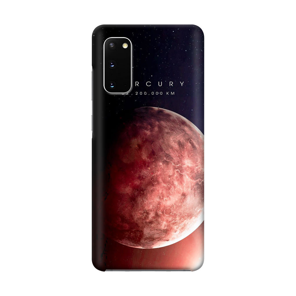 Planet Mercury Galaxy S20 Case