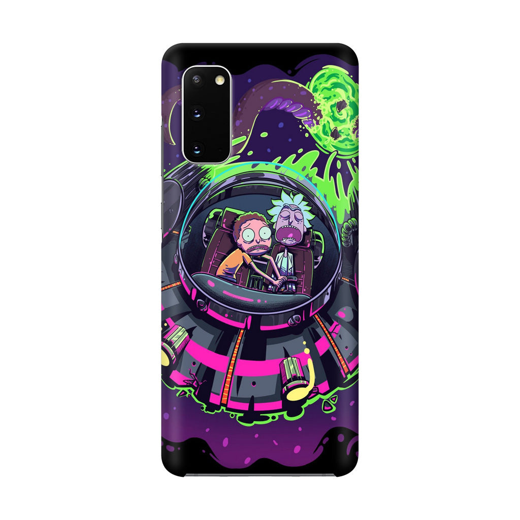 Rick And Morty Spaceship Galaxy S20 Case