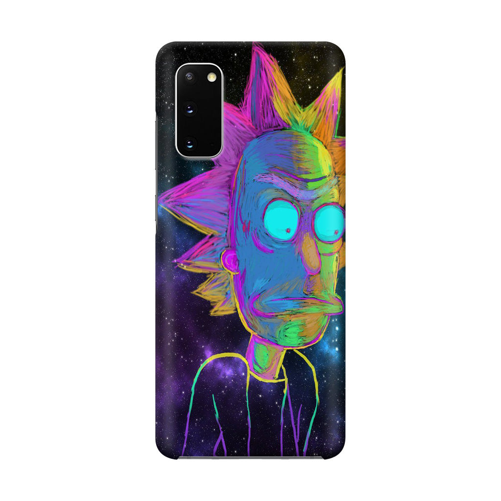 Rick Colorful Crayon Space Galaxy S20 Case