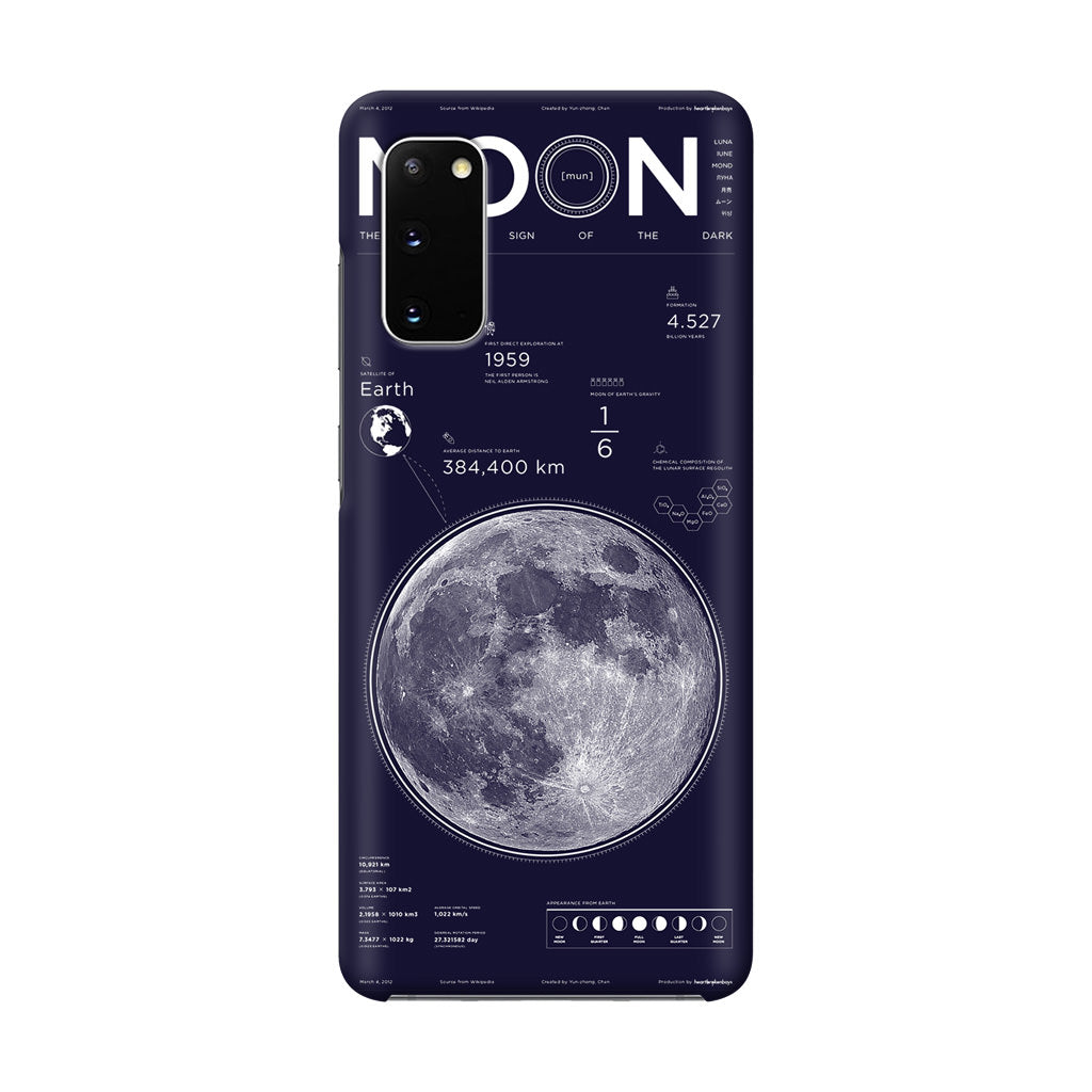 The Moon Galaxy S20 Case