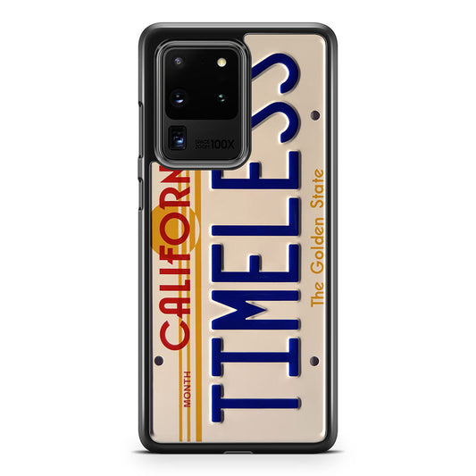 Back to the Future License Plate Timeless Galaxy S20 Ultra Case