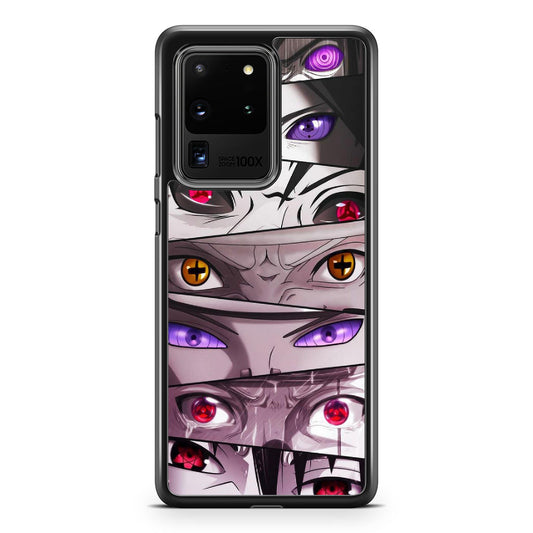 The Powerful Eyes on Naruto Galaxy S20 Ultra Case