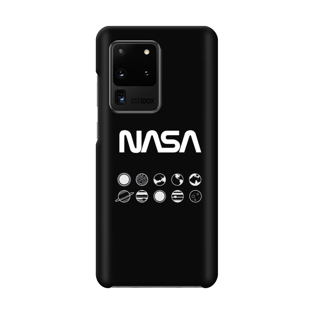 NASA Minimalist Galaxy S20 Ultra Case