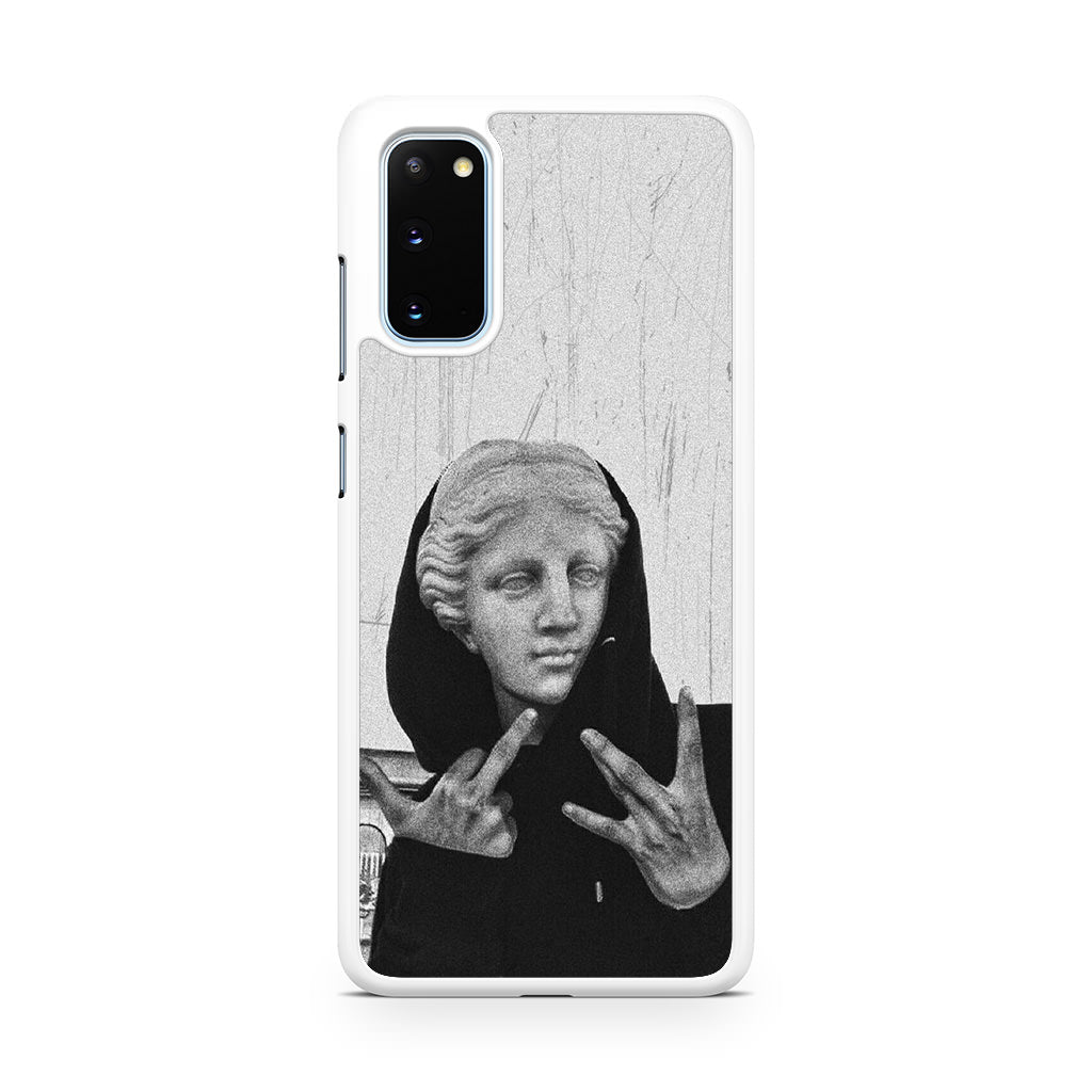 Greek Statue Wearing Hoodie Galaxy S20 Case