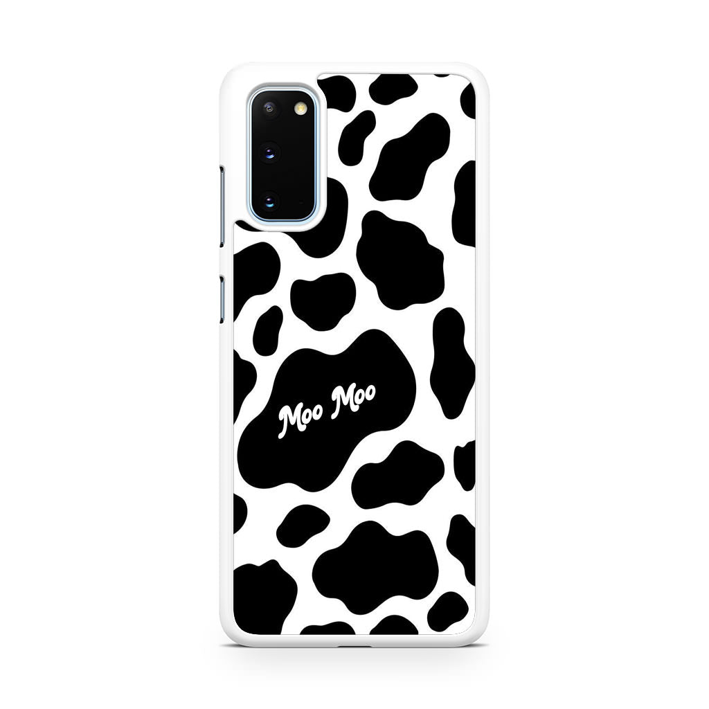 Moo Moo Pattern Galaxy S20 Case