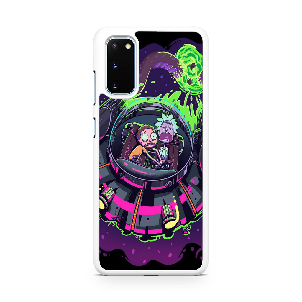 Rick And Morty Spaceship Galaxy S20 Case