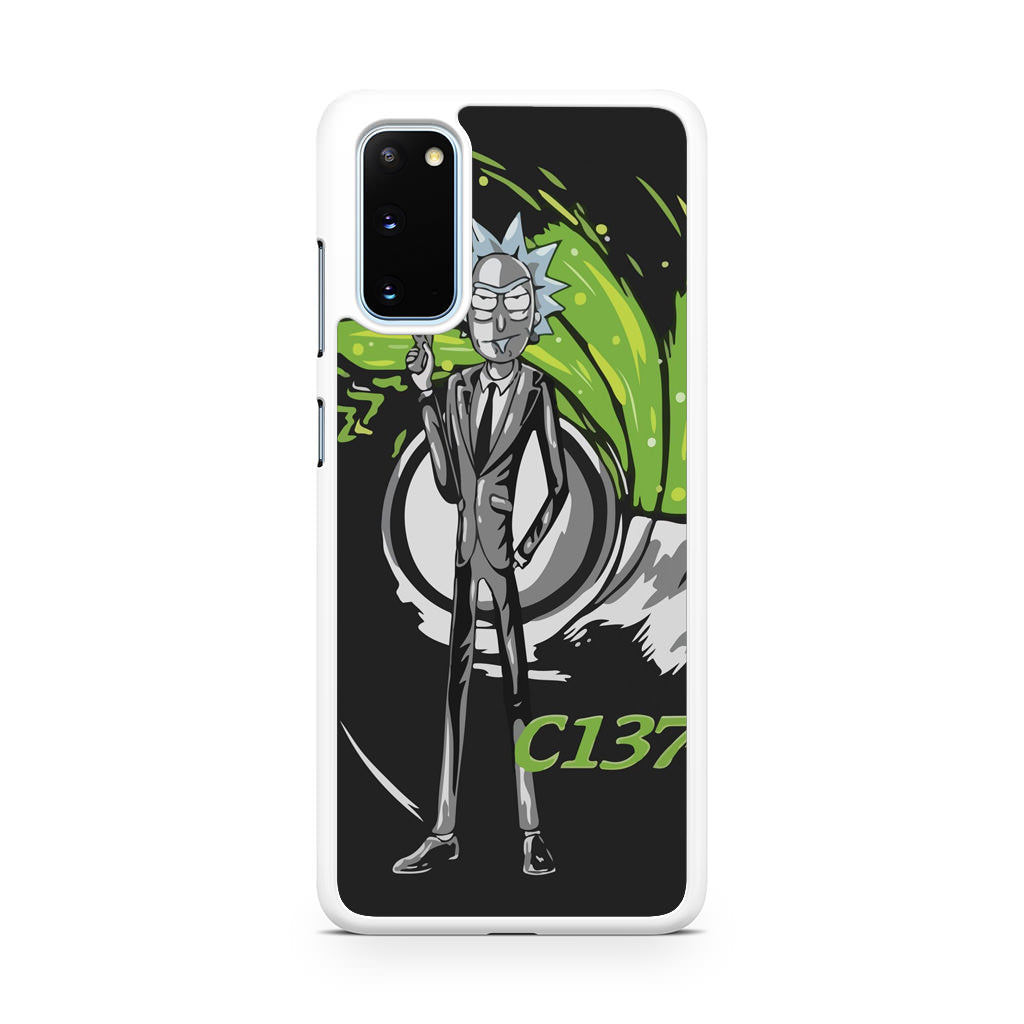 Rick Sanchez Agent C137 Galaxy S20 Case