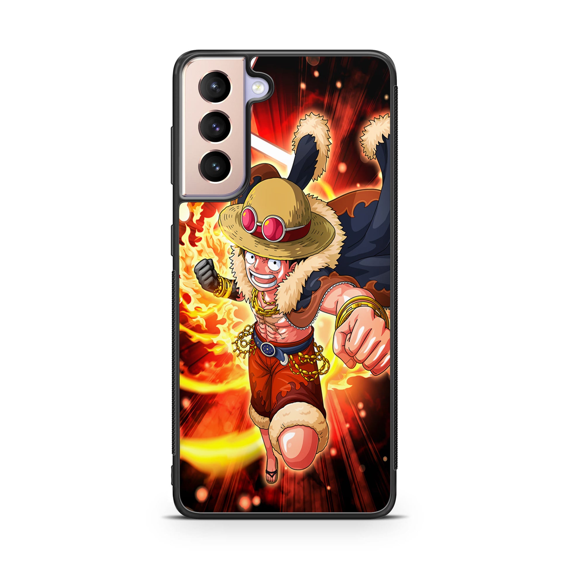 Luffy Red Hawk Punch Galaxy S21 / S21 Plus / S21 FE 5G Case