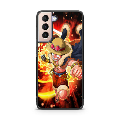 Luffy Red Hawk Punch Galaxy S21 / S21 Plus / S21 FE 5G Case