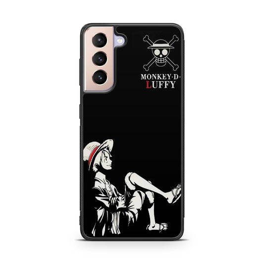 Monkey D Luffy Black And White Galaxy S21 / S21 Plus / S21 FE 5G Case