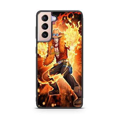 Portgas D Ace Fire Power Galaxy S21 / S21 Plus / S21 FE 5G Case