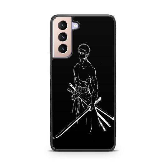 Roronoa Zoro Outlines Galaxy S21 / S21 Plus / S21 FE 5G Case