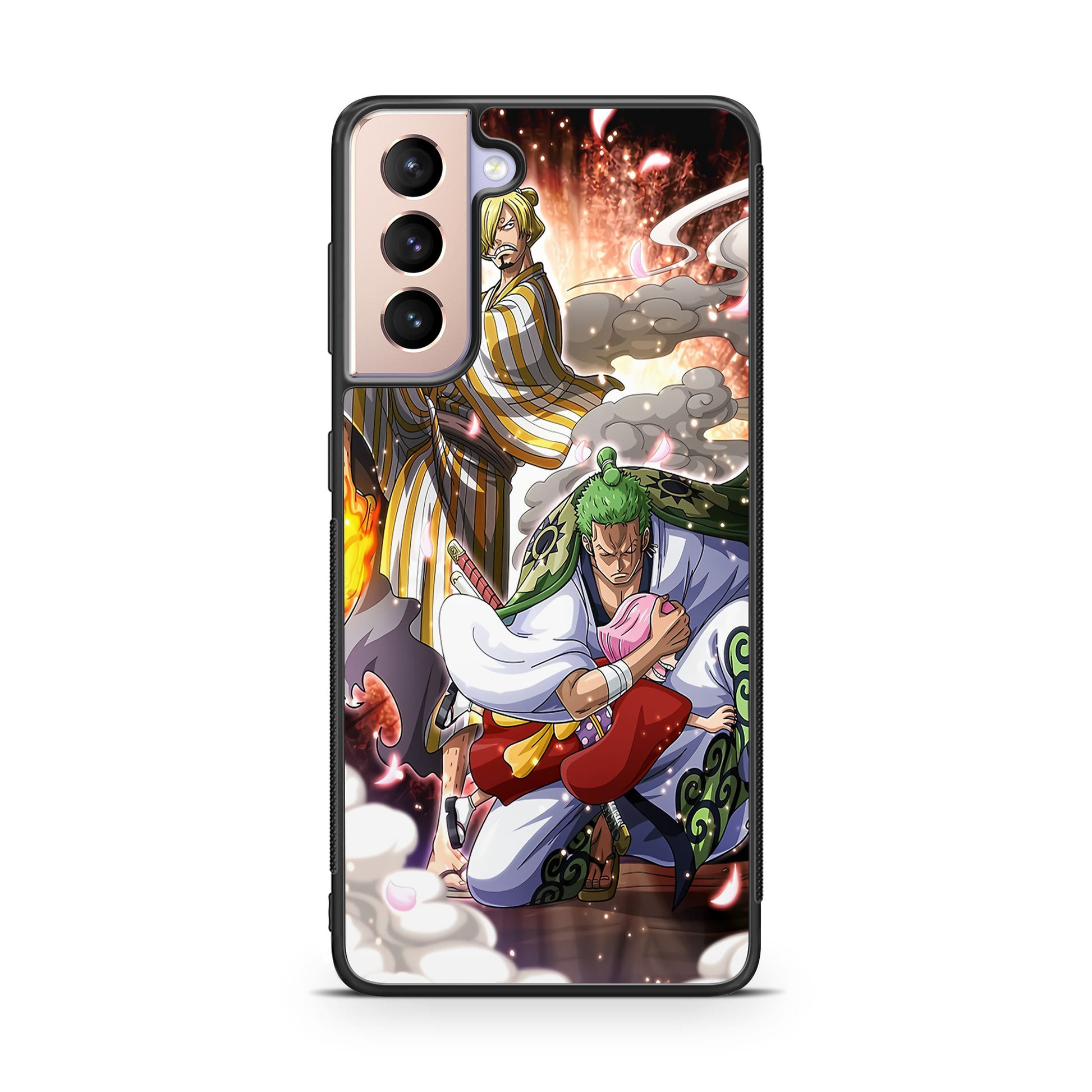 Sanji And Zoro Saving Otoko Galaxy S21 / S21 Plus / S21 FE 5G Case