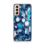Abstract Art All Blue Galaxy S21 / S21 Plus / S21 FE 5G Case
