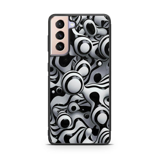 Abstract Art Black White Galaxy S21 / S21 Plus / S21 FE 5G Case