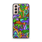 Abstract Colorful Doodle Art Galaxy S21 / S21 Plus / S21 FE 5G Case