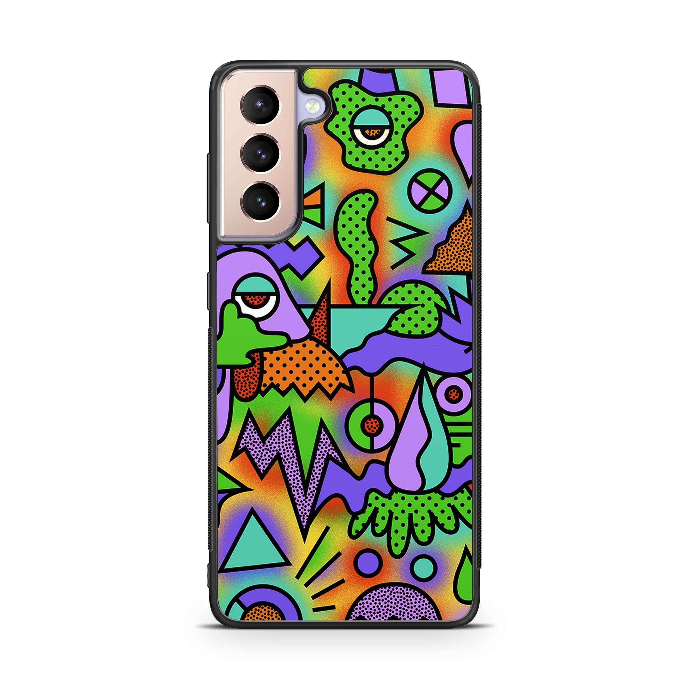 Abstract Colorful Doodle Art Galaxy S21 / S21 Plus / S21 FE 5G Case