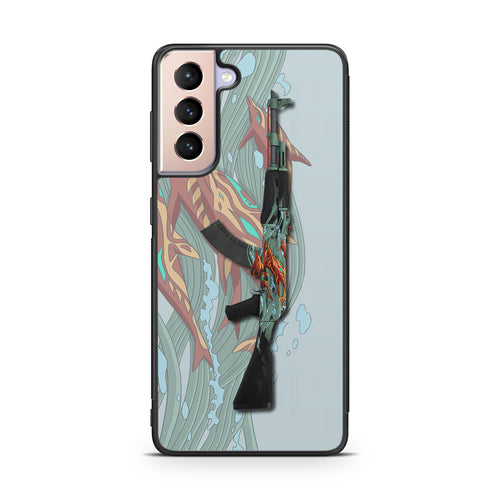 AK-47 Aquamarine Revenge Galaxy S21 / S21 Plus / S21 FE 5G Case