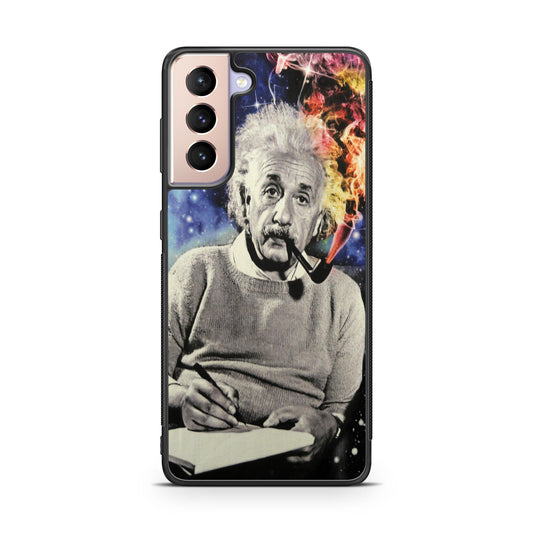 Albert Einstein Smoking Galaxy S21 / S21 Plus / S21 FE 5G Case