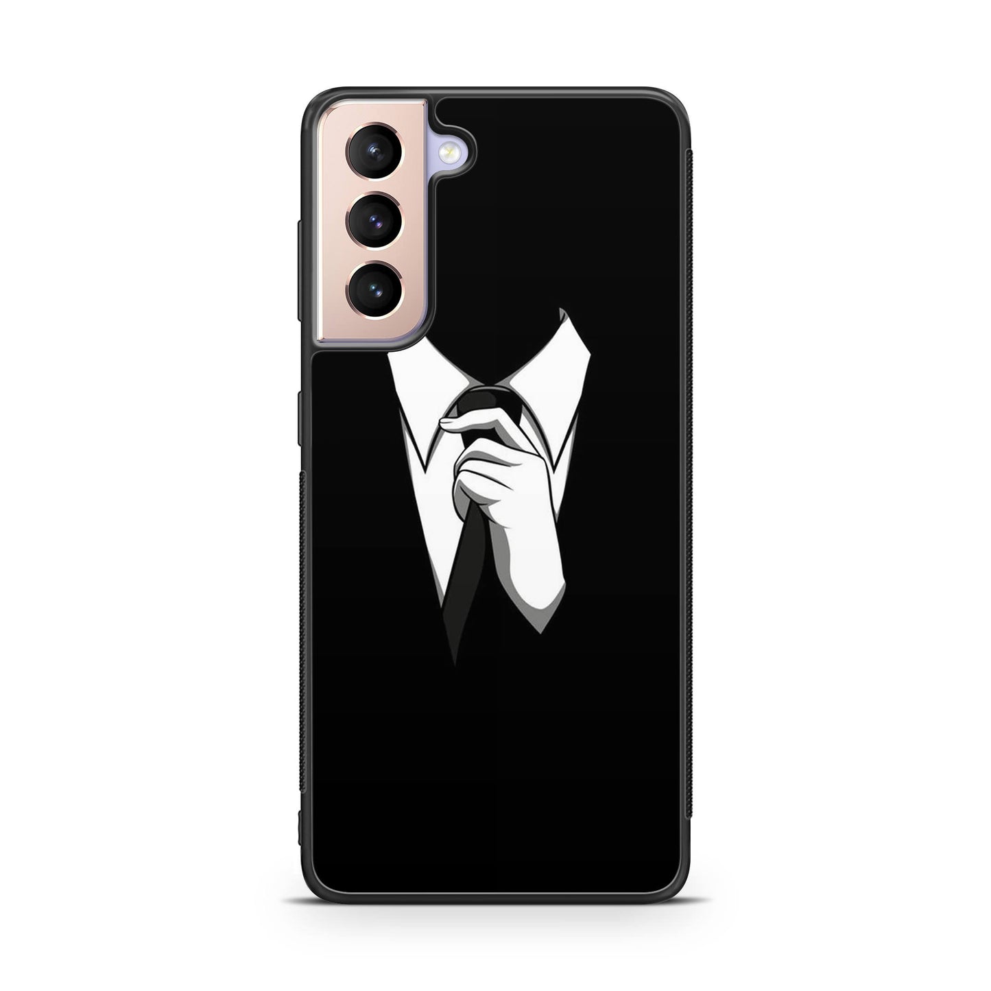 Anonymous Black White Tie Galaxy S21 / S21 Plus / S21 FE 5G Case