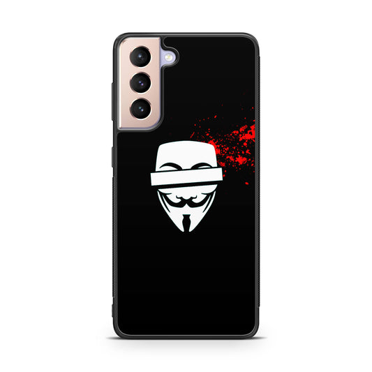 Anonymous Blood Splashes Galaxy S21 / S21 Plus / S21 FE 5G Case