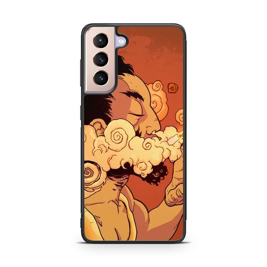 Artistic Psychedelic Smoke Galaxy S21 / S21 Plus / S21 FE 5G Case