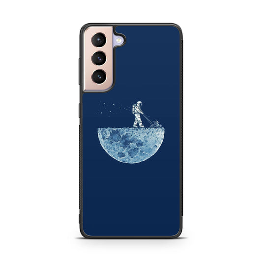 Astronaut Mowing The Moon Galaxy S21 / S21 Plus / S21 FE 5G Case