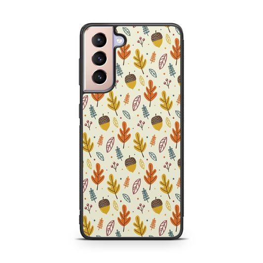 Autumn Things Pattern Galaxy S21 / S21 Plus / S21 FE 5G Case