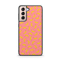 Bananas Fruit Pattern Pink Galaxy S21 / S21 Plus / S21 FE 5G Case