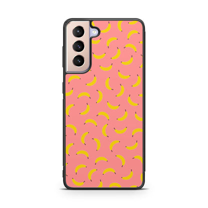 Bananas Fruit Pattern Pink Galaxy S21 / S21 Plus / S21 FE 5G Case