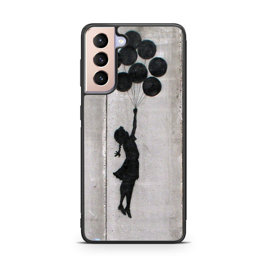 Banksy Girl With Balloons Galaxy S21 / S21 Plus / S21 FE 5G Case