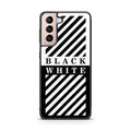 Black White Stripes Galaxy S21 / S21 Plus / S21 FE 5G Case