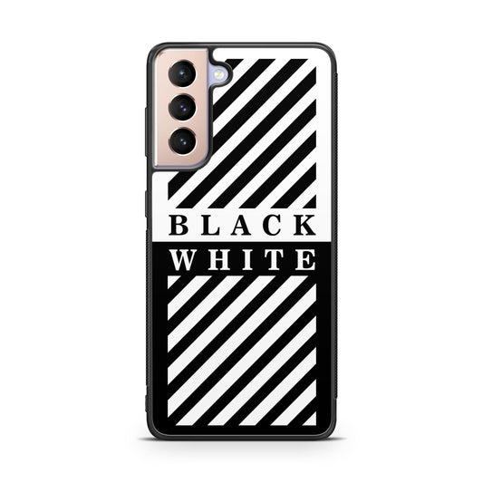 Black White Stripes Galaxy S21 / S21 Plus / S21 FE 5G Case