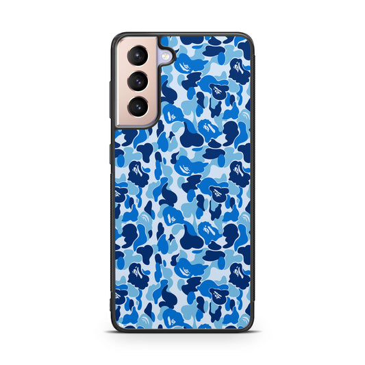 Blue Camo Galaxy S21 / S21 Plus / S21 FE 5G Case