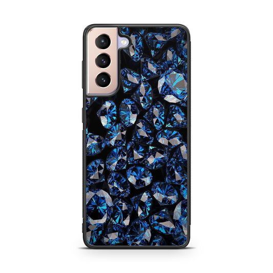 Blue Diamonds Pattern Galaxy S21 / S21 Plus / S21 FE 5G Case
