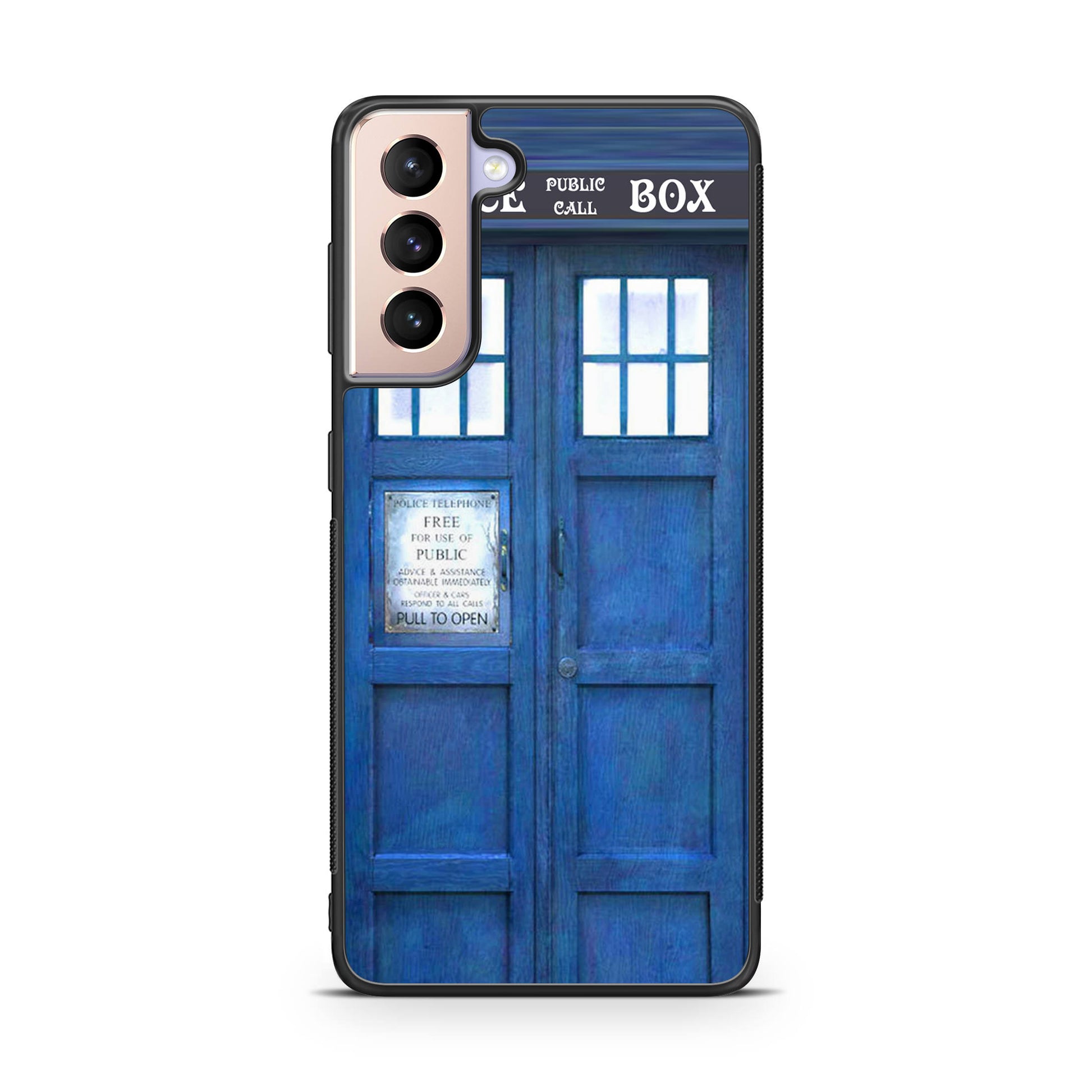 Blue Police Call Box Galaxy S21 / S21 Plus / S21 FE 5G Case