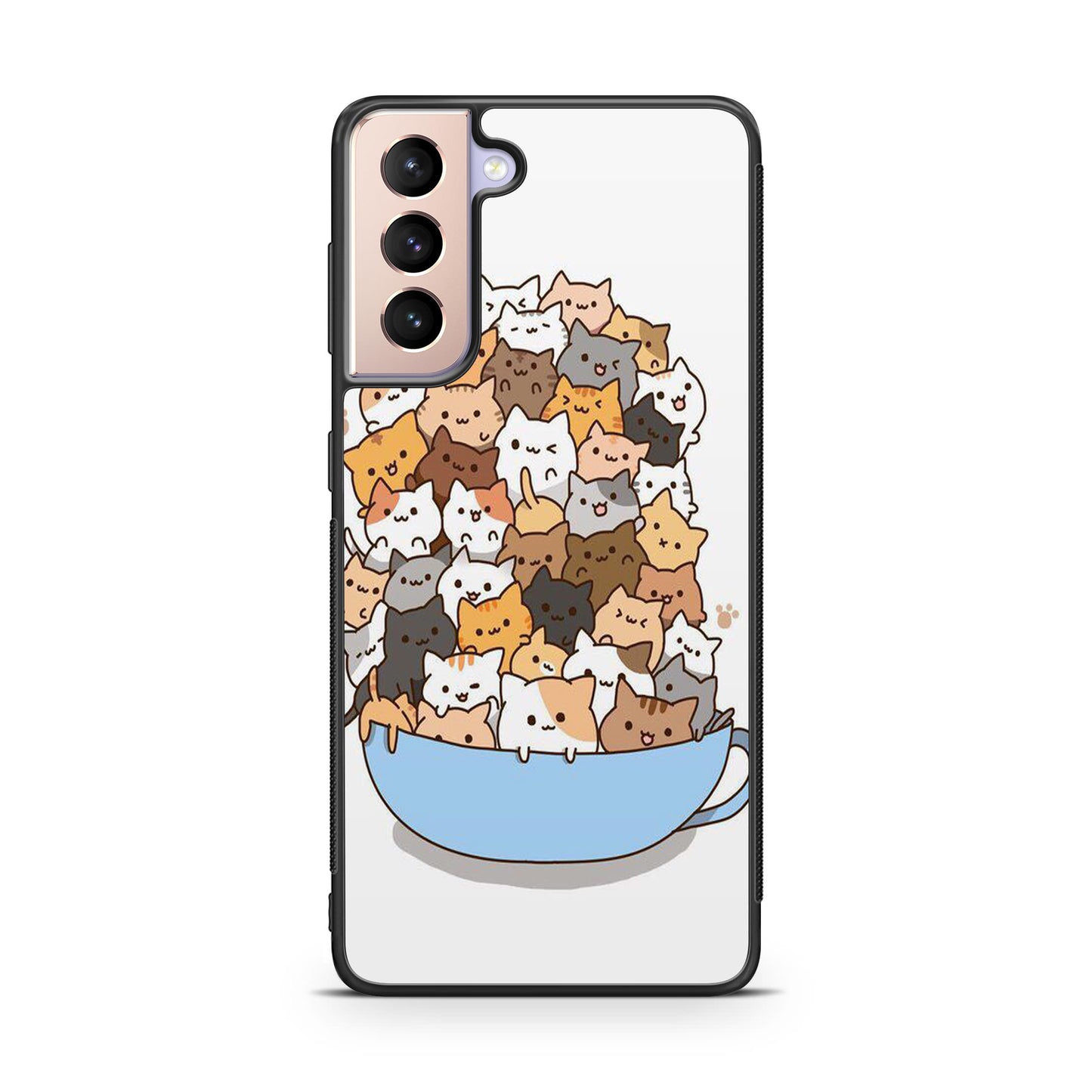 Cats on A Bowl Galaxy S21 / S21 Plus / S21 FE 5G Case