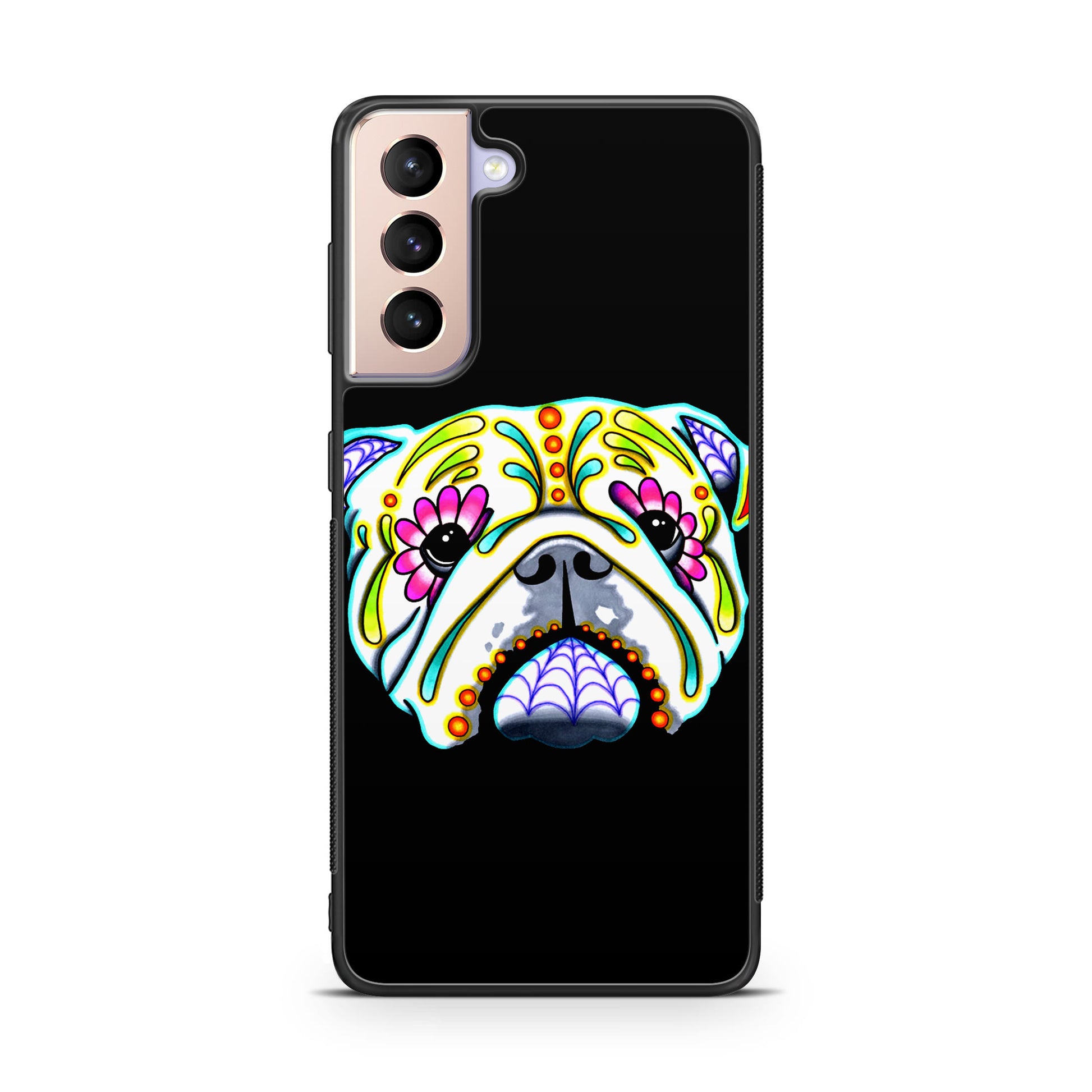 Colorful Bulldog Art Galaxy S21 / S21 Plus / S21 FE 5G Case