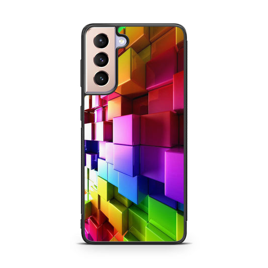 Colorful Cubes Galaxy S21 / S21 Plus / S21 FE 5G Case