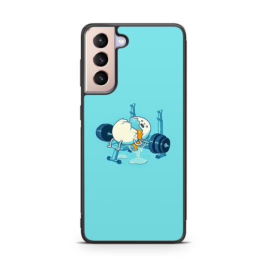 Egg Accident Workout Galaxy S21 / S21 Plus / S21 FE 5G Case