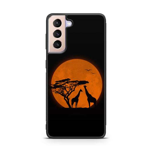 Giraffes Silhouette Galaxy S21 / S21 Plus / S21 FE 5G Case