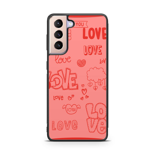 Pink Lover Galaxy S21 / S21 Plus / S21 FE 5G Case