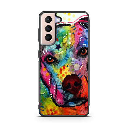 Pitbull Love Painting Galaxy S21 / S21 Plus / S21 FE 5G Case